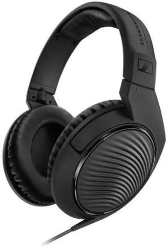 Наушники SENNHEISER HD 200 PRO, 3.5 мм, накладные, черный [507182]